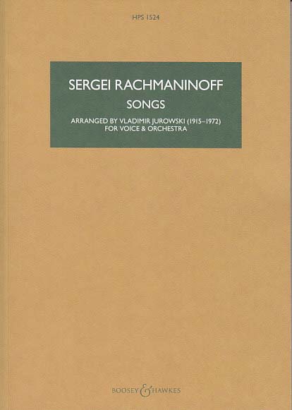 Rachmaninoff, Songs (Jurowski) (Boosey)