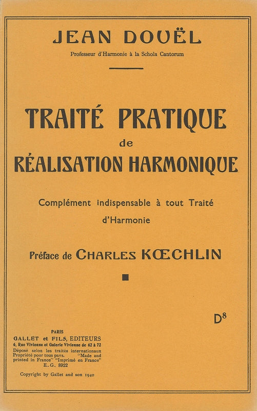 Douel, Traite pratique de realisation ha (Combre)