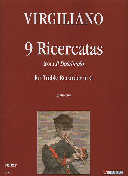 Virgiliano, 9 Ricercatas (ARec Solo) (Ut Orpheus)