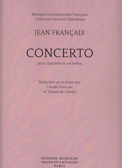 Francaix, Concerto (C. Francaix/Carolis) (Transatlantiques)