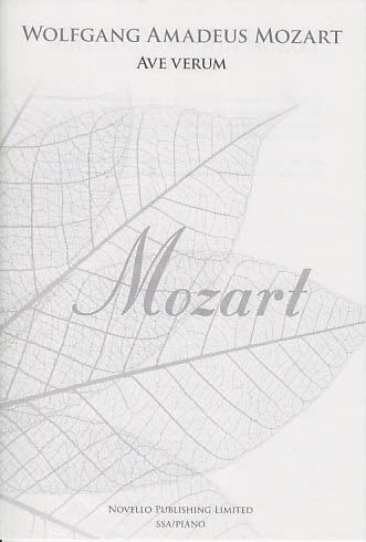 Mozart, Ave verum corpus KV 618 (SSA) (Novello)