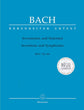 Bach, Inventionen & Sinfonien 解説付 (Barenreiter)