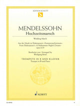 Mendelssohn, Hochzeitsmarsch (Trp,Pf) (Schott)