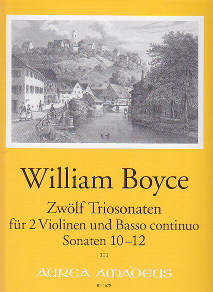 Boyce, Triosonaten 10-12 (2Vn,Bc) (Amadeus Verlag)