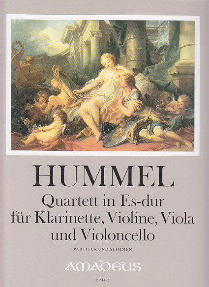 Hummel, Quartett in Es (Cl,Vn,Va,Vc) (Amadeus Verlag)