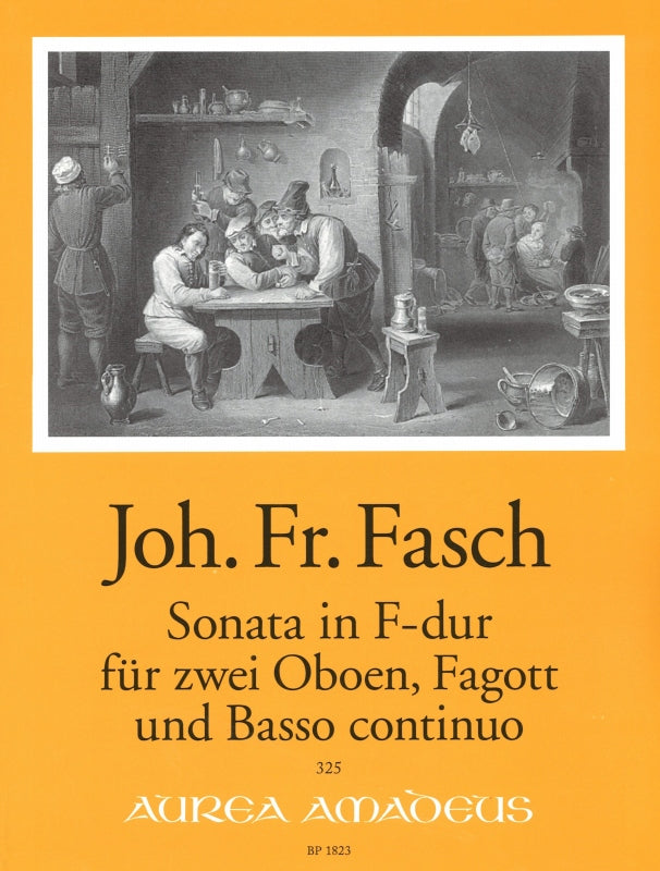 Fasch, Sonata in F (2Ob,Bn,Bc) (Amadeus Verlag)