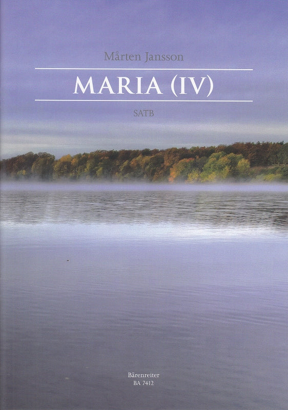 Jansson, Maria (IV) (SATB) [Sw/E] (Barenreiter)