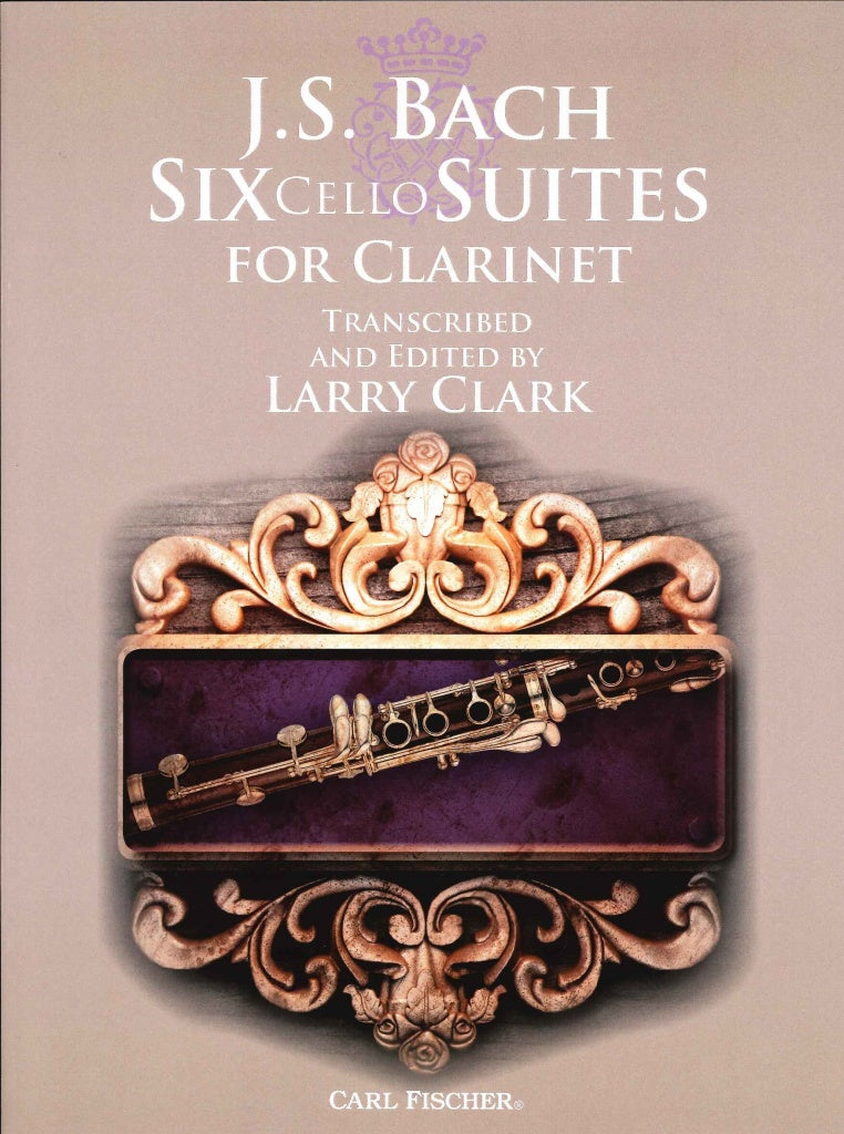 Bach, 6 Cello Suites for Clarinet (Carl Fischer)