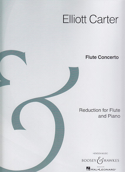 Carter, Concerto for Flute and Ensemble (Boosey)