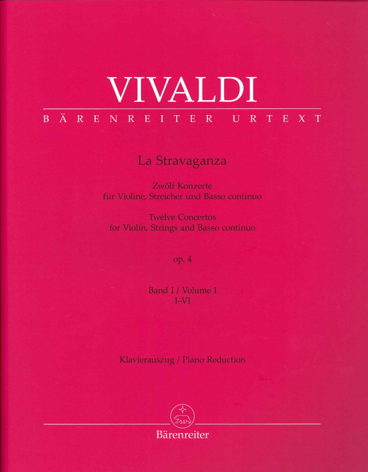 Vivaldi, Stravaganza op. 4, I (Barenreiter)