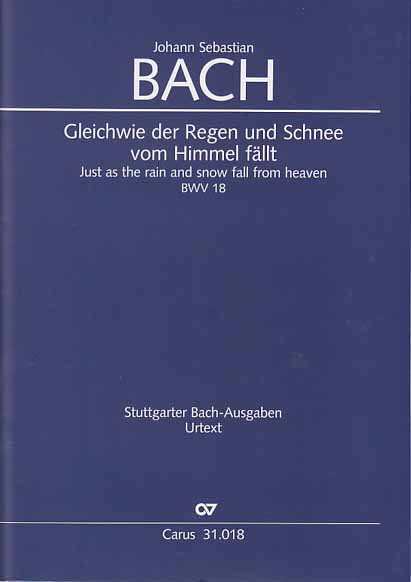 Bach, Kantate BWV 18 Full Score (Carus)