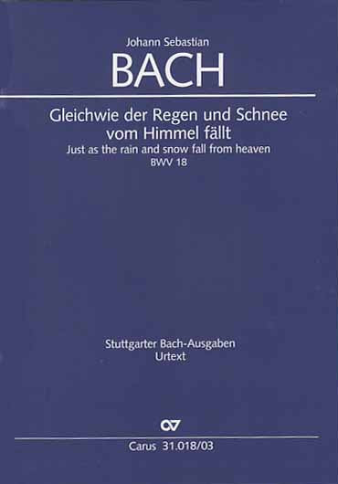 Bach, Kantate Nr. 18 [G/E] (Carus)