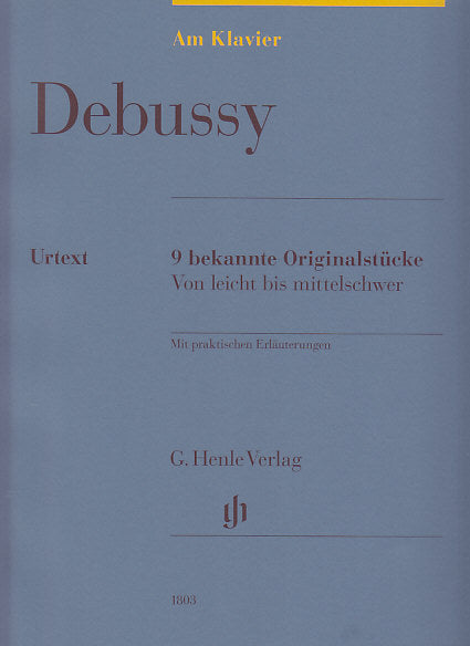 Debussy, 9 bekannte Originalstucke (Henle)
