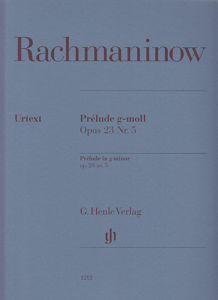 Rachmaninoff, Prelude op. 23/5 in g min. (Henle)
