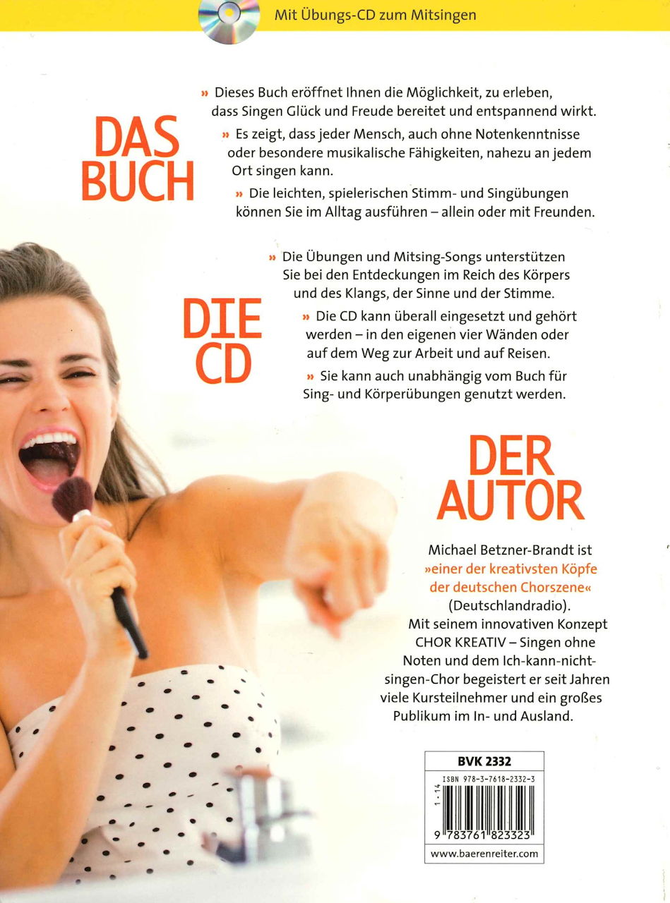 Betzner-Brandt, Jeder kann singen! (+CD) (Barenreiter)