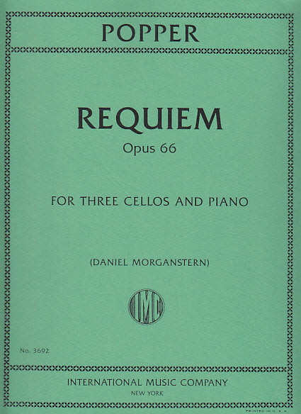 Popper, Requiem op. 66 (3Vc,Pf) (IMC)