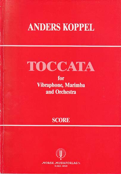 Koppel, Toccata (Vib,Mar,Orch) (Norsk)