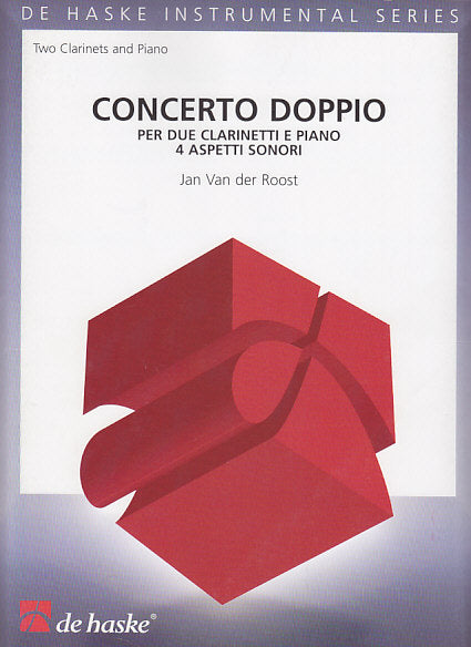 Van der Roost, Concerto doppio (2Cl,Pf) (De Haske)