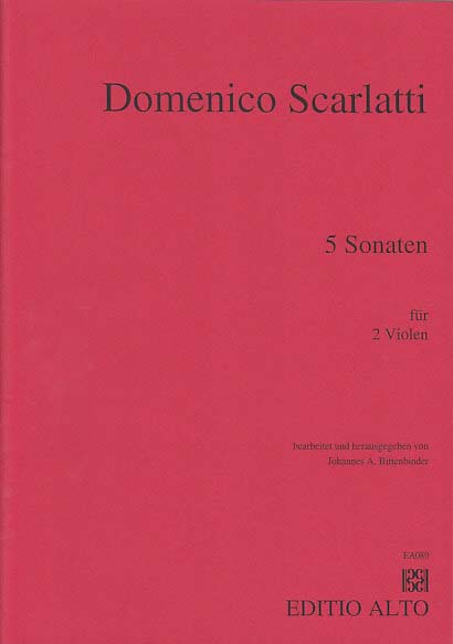 Scarlatti, 5 Sonatas (Editio Alto)