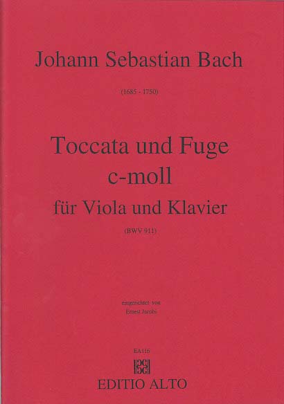 Bach, Toccata und Fuge in c BWV 911 (Editio Alto)
