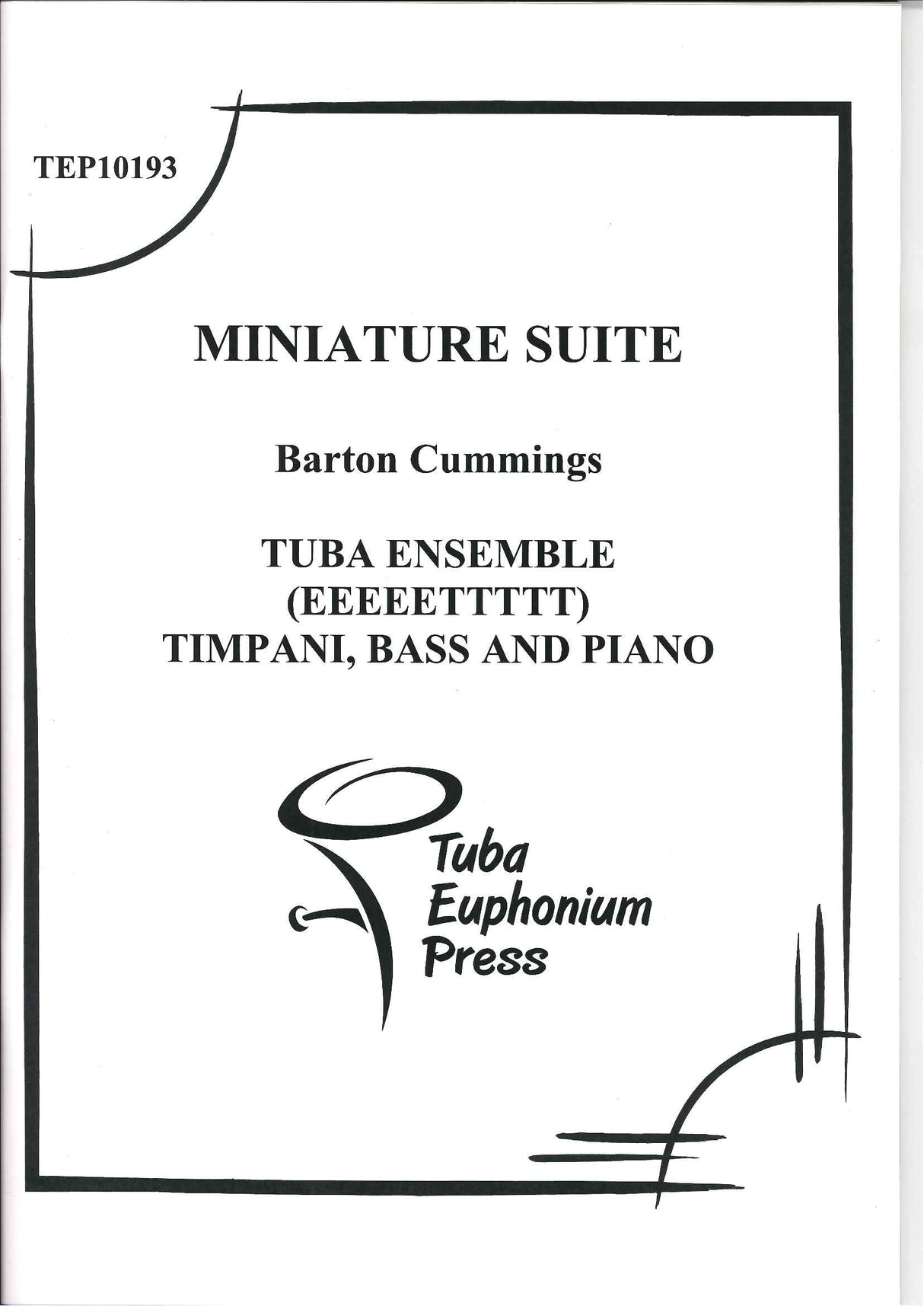 Cummings, Miniature Suite (Tuba-Euphonium Press)