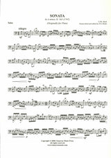 Bach,C.P.E., Sonata in a (Tuba Solo) (Cimarron Music Press)