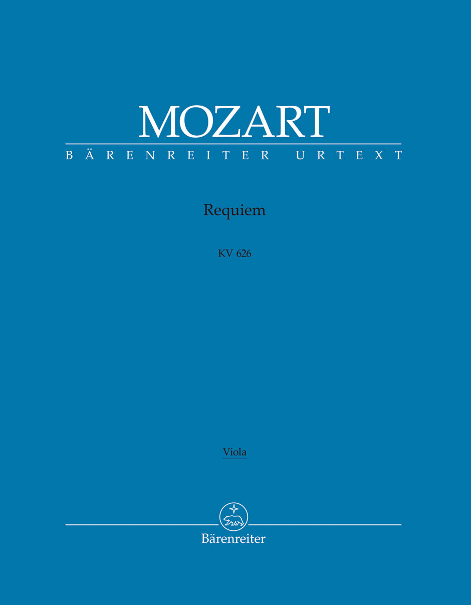 Mozart, Requiem KV 626 Viola (Barenreiter)