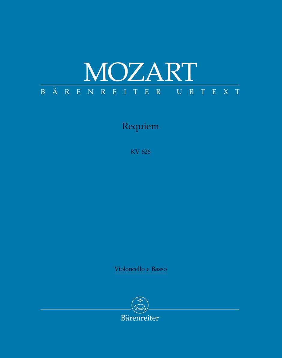 Mozart, Requiem KV 626 Vc/CB (Barenreiter)