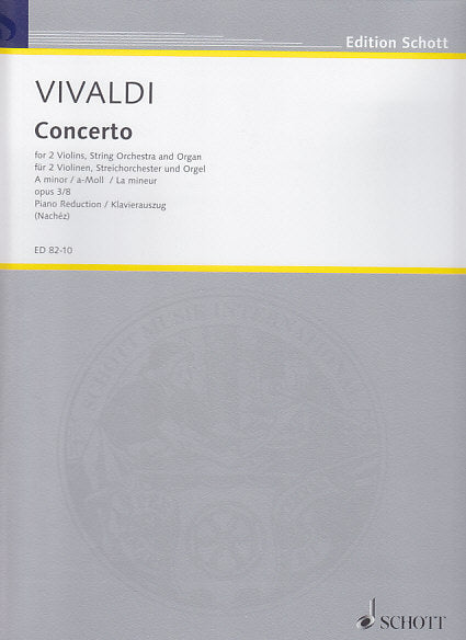 Vivaldi, Concerto op. 3/ 8 (2Vn,Pf) (Schott)