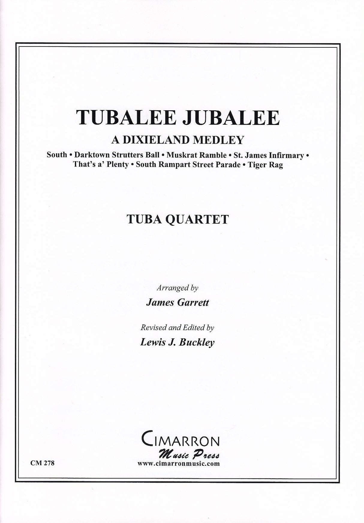 Garnett, Tubalee Jubalee (2Euph,2Tba) (Cimarron Music Press)