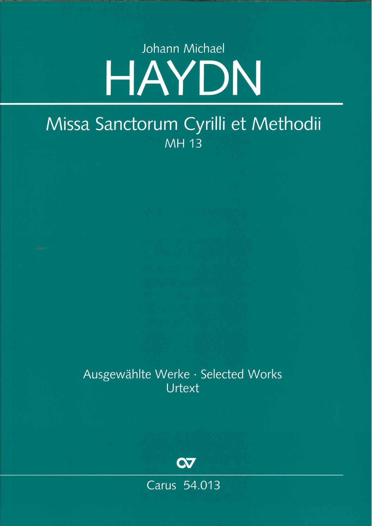 Haydn,M., Missa Sancti Cyrilli et Method (Carus)