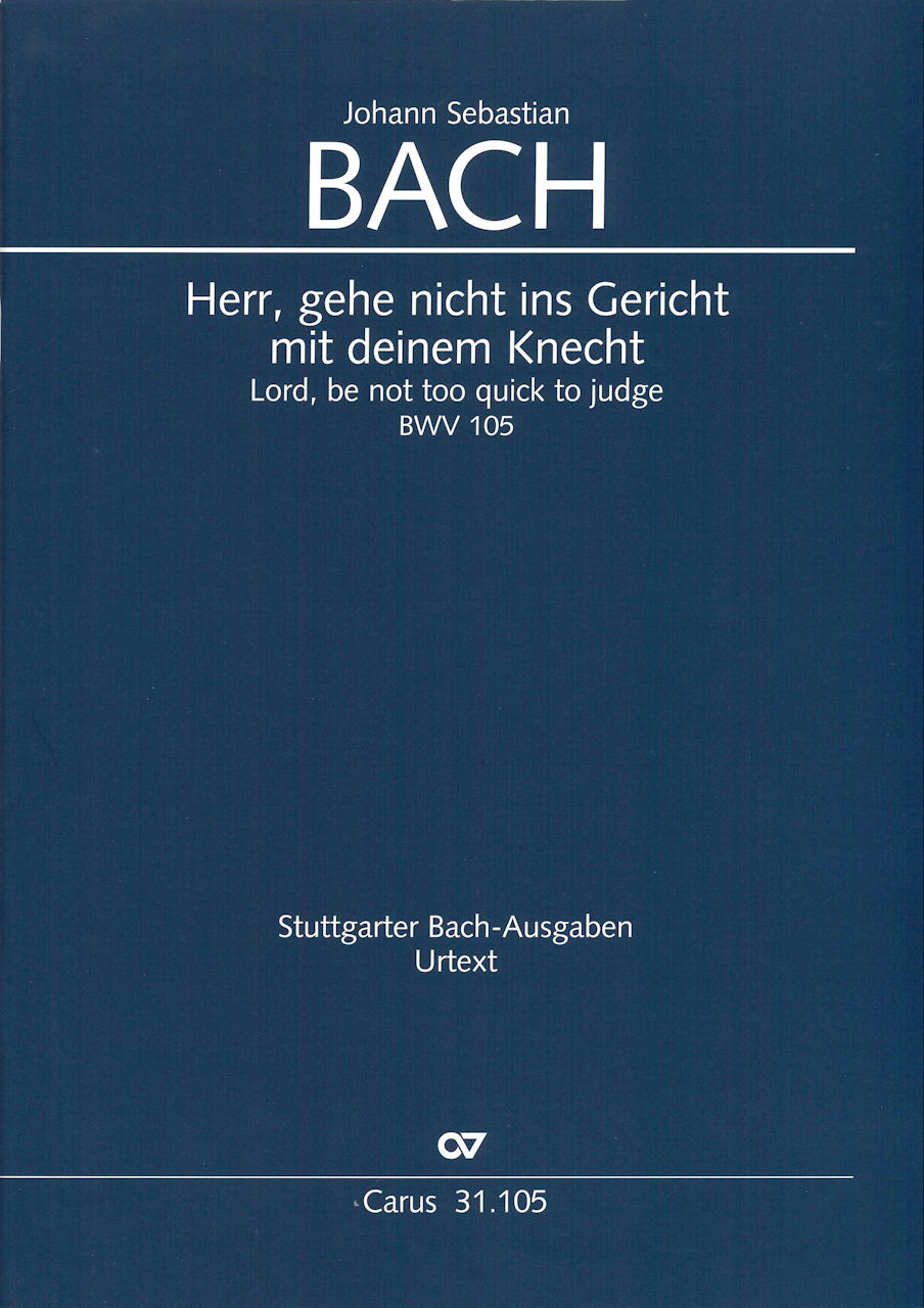 Bach, Kantate BWV 105 (Carus)