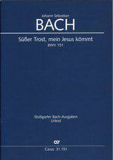 Bach, Kantate BWV 151: Full Score (Carus)