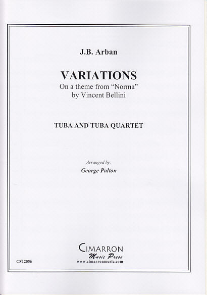 Arban, Variations 'Norma' (2Euph,3Tba) (Cimarron Music Press)