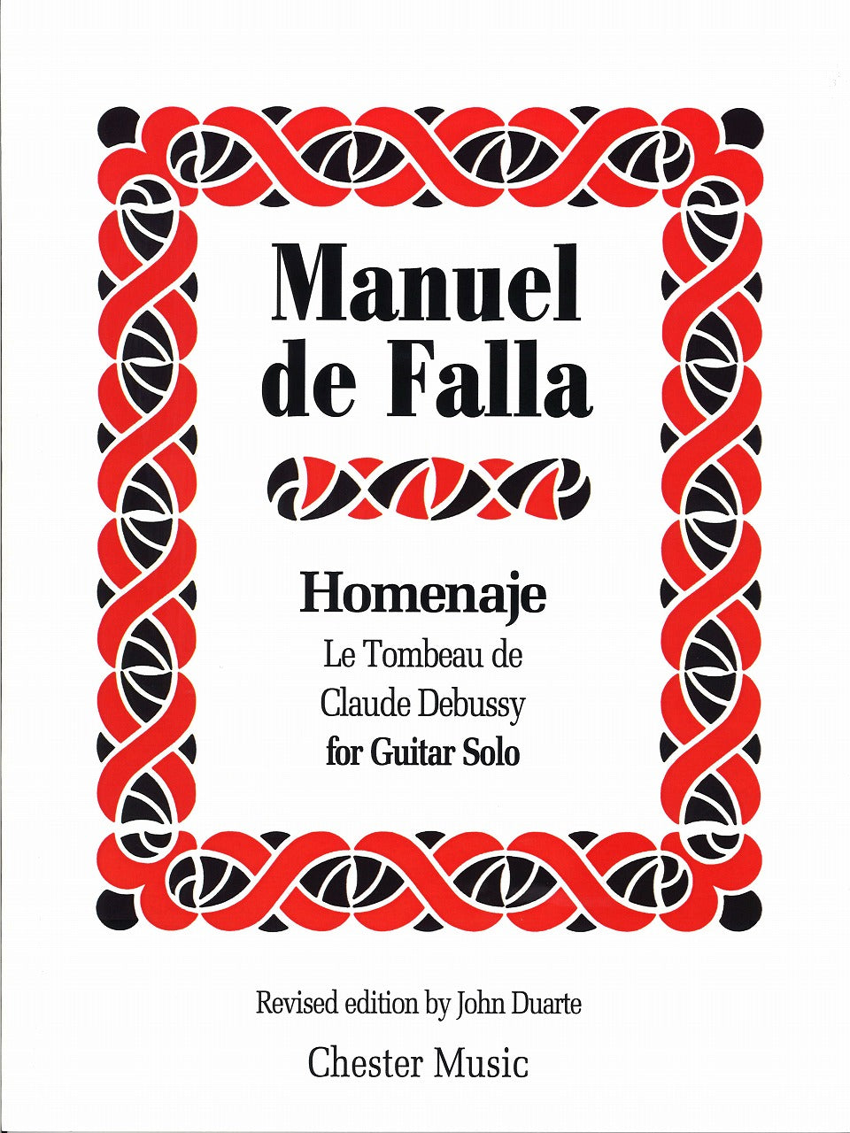 Falla, Homenaje. Le Tombeau de Debussy (Chester)