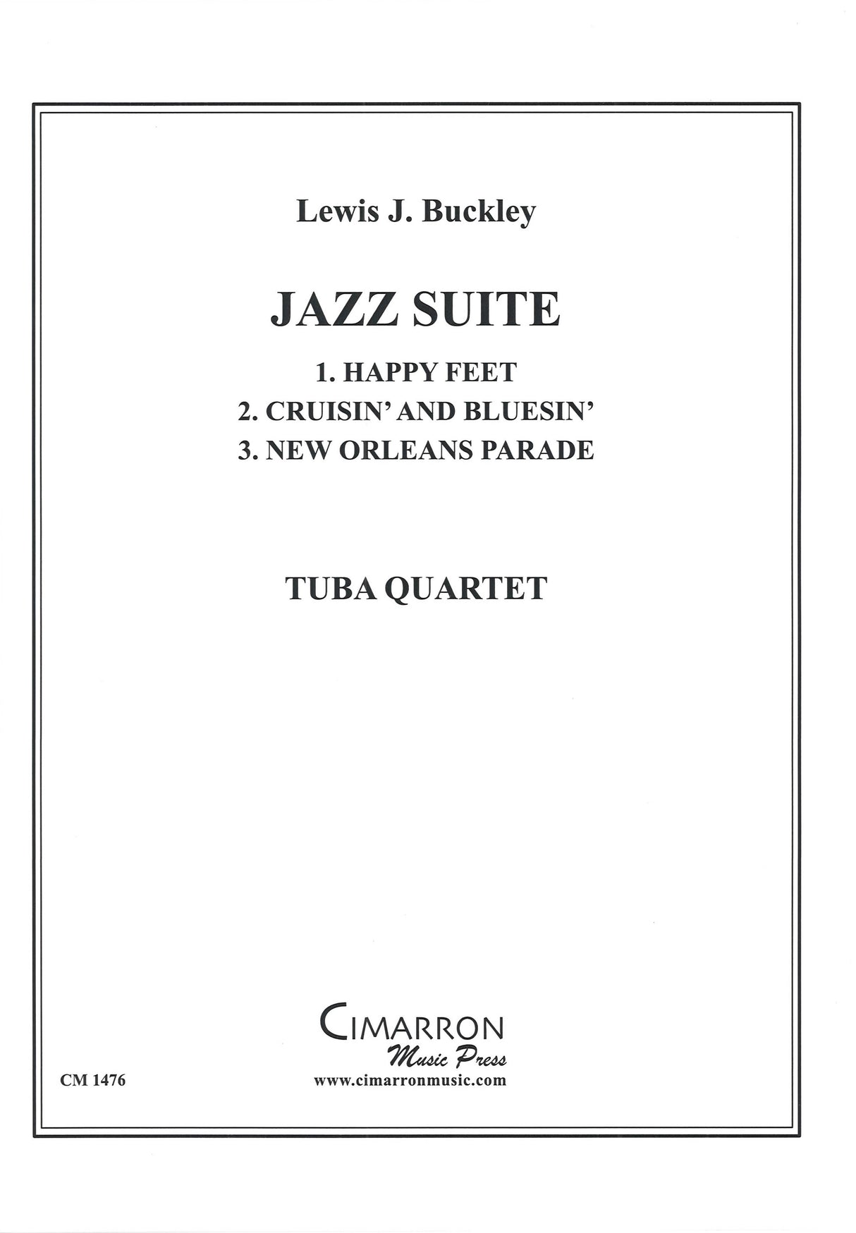 Buckley, Jazz Suite (2Euph,2Tba) (Cimarron Music Press)