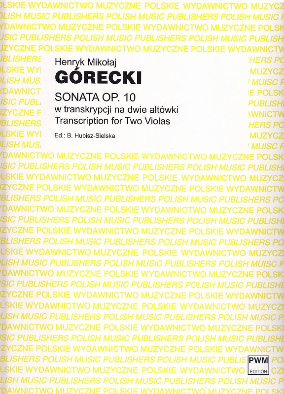 Gorecki, Sonata op. 10 (2Va) (PWM)