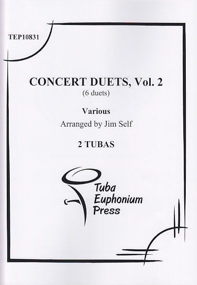 Concert Duets Vol. 2: Tuba Duos 7-12 (Tuba-Euphonium Press)
