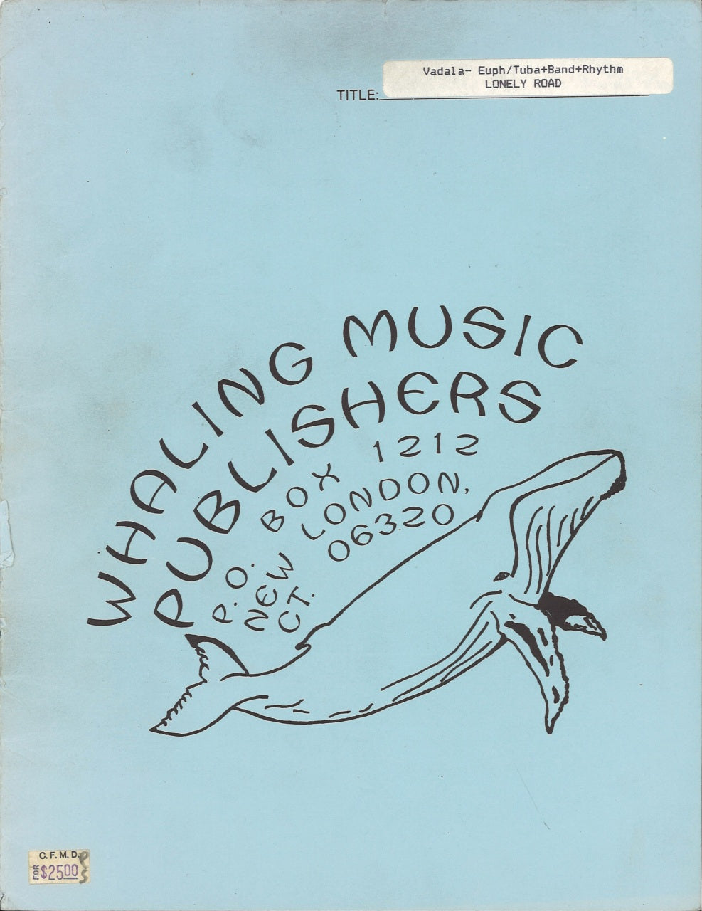 Vadala, Lonely Road (Cimarron Music Press)
