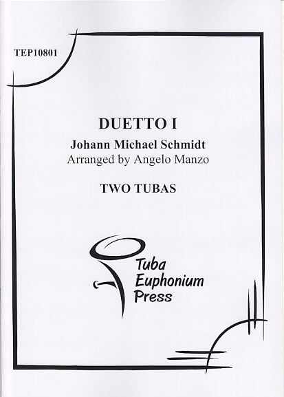 Schmidt,J., Duetto I (2Tba) (Tuba-Euphonium Press)