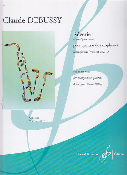 Debussy, Reverie (SATBr Sax) (Billaudot)