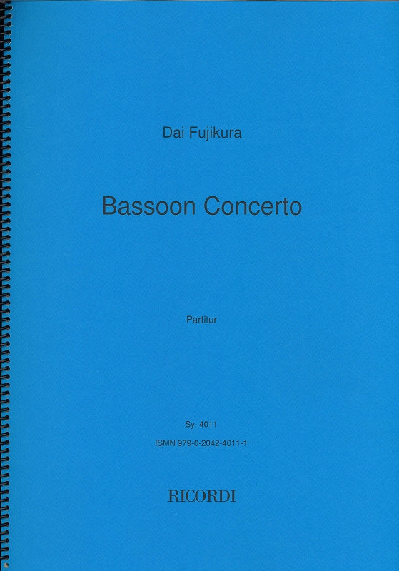 Fujikura, Concerto for Bassoon (2012) (Ricordi)