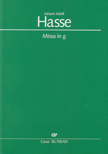Hasse, Missa in g (Carus)