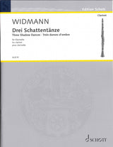 Widmann, 3 Schattentanze (Cl Solo) (Schott)