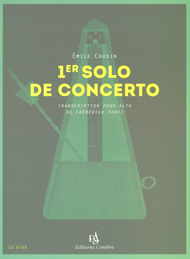 Cousin, 1er Solo de Concerto (Combre)