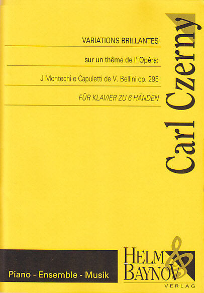 Czerny, Variations brillantes op. 295 (Helm & Baynov)