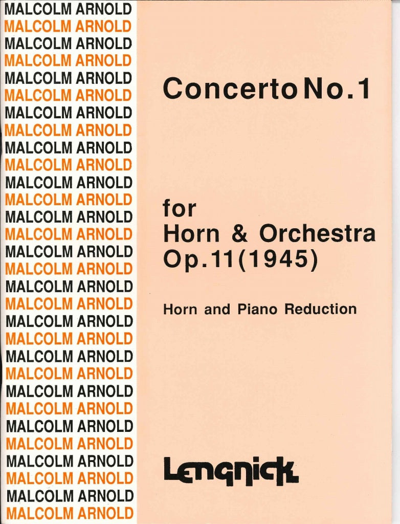 Arnold, Concerto for Horn No. 1 op. 11 (Lengnick)