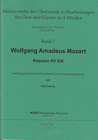 Mozart, Requiem KV 626 (4-Hand Pf acc.) (Novo Musikverlag)
