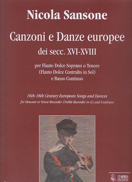 Canzoni e Danze europee dei s. XVI-XVIII (Ut Orpheus)