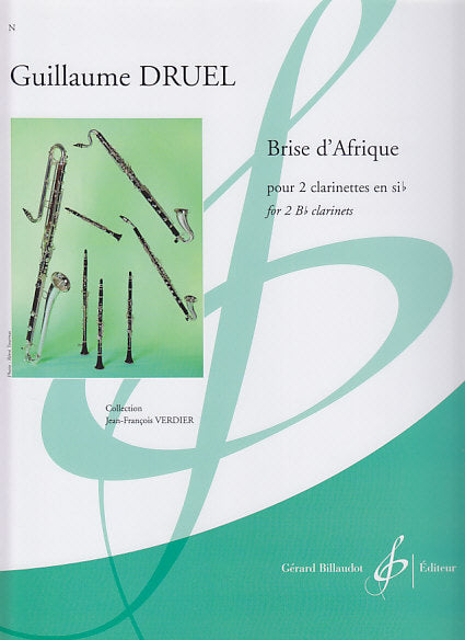 Druel, Brise d'Afrique (2BbCl) (Billaudot)